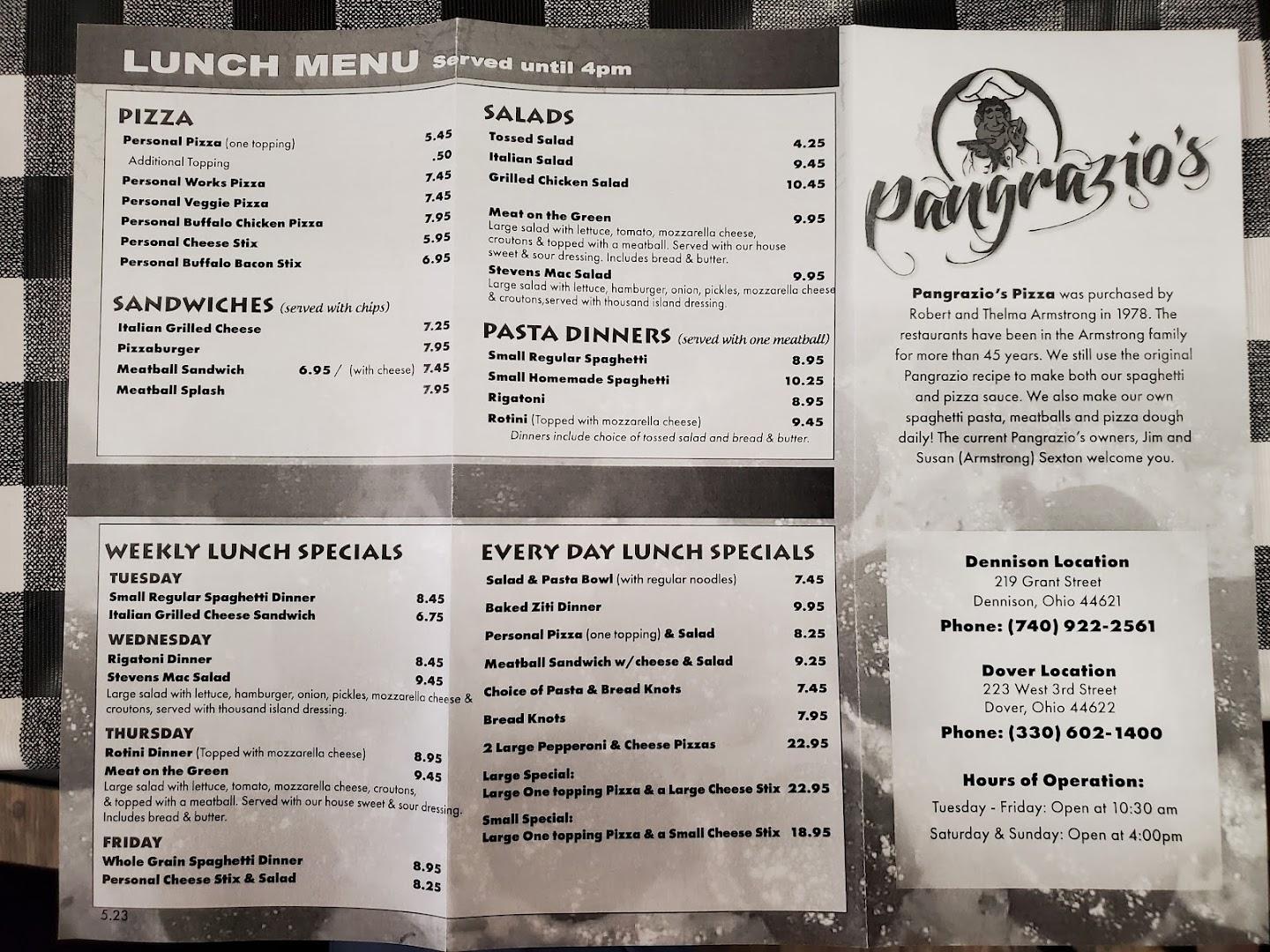 Pangrazio's Pizza & Spaghetti
